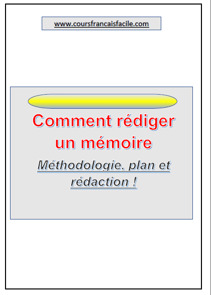 Rédiger son mémoire : Comment bien procéder ?