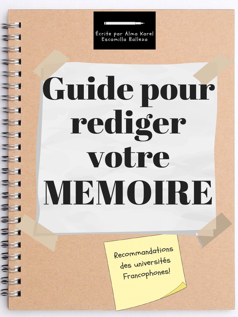 Guide pour Rédiger Votre Mémoire Efficacement Hello Campus